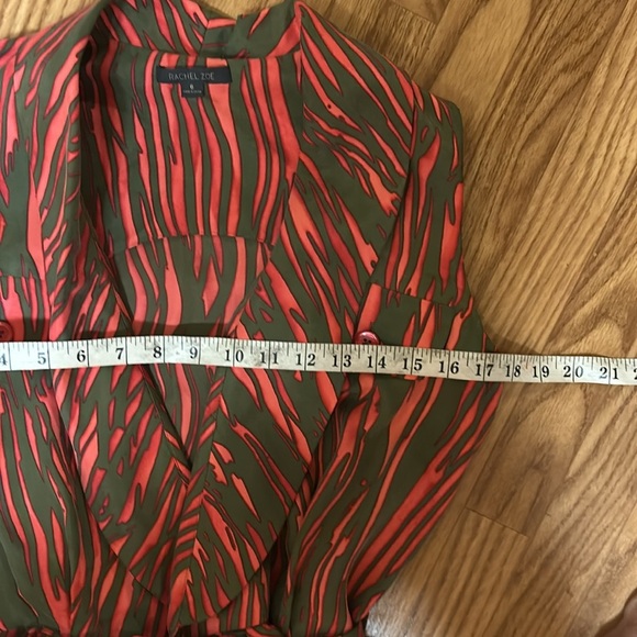 Rachel Zoe 100% Silk Sleeveless Romper Size 6 - Picture 8 of 11